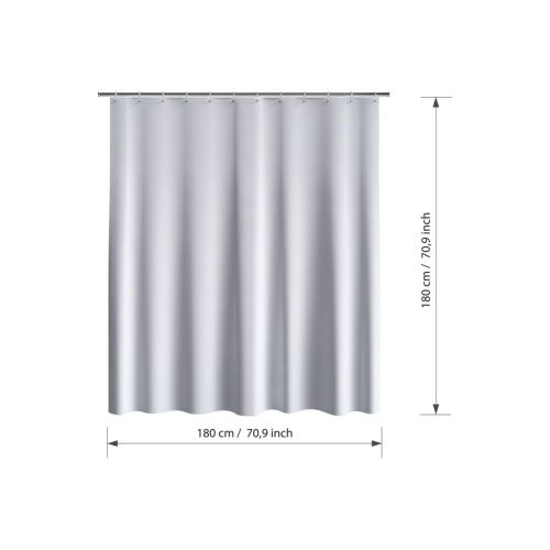 Шторка для ванной FORA SPIRAL без колец FOR-SPL201 180х180 см