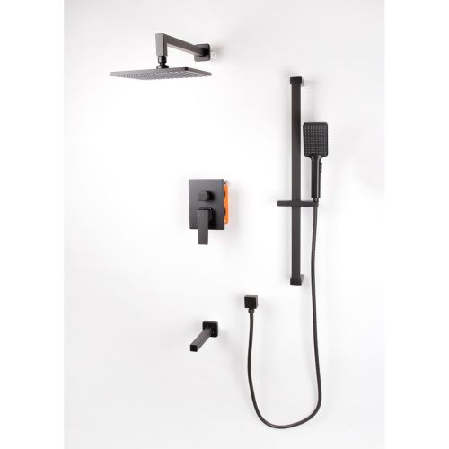 Встроенная душевая система RUSH Thira TR3635-60Black, 3 режимная