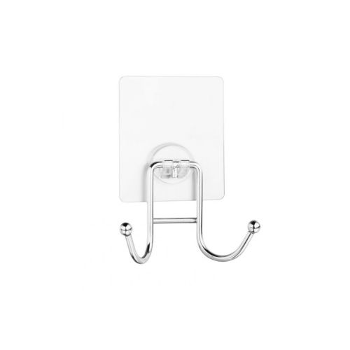 Крючок для ванной Kleber Lite KLE-LT053 двойной на силиконовом креплении