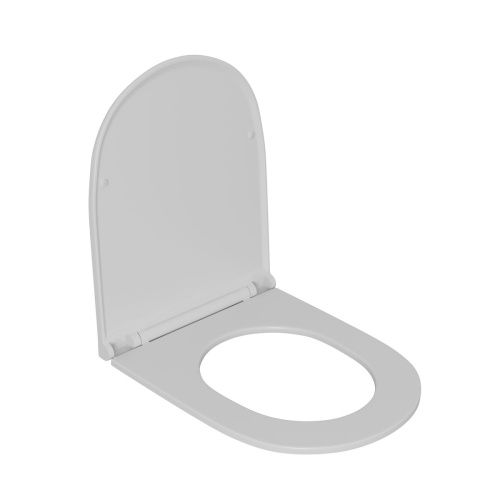 Унитаз подвесной безободковый D&K Matrix DT1396016, 490*370*360 мм, сиденье микролифт, белый