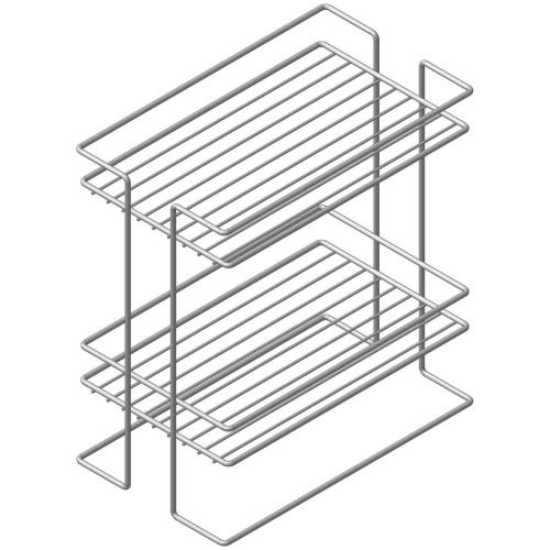 Органайзер настольный П22968 Хром гальваника 250х150х270  отгузка кратно 2 шт. (10)