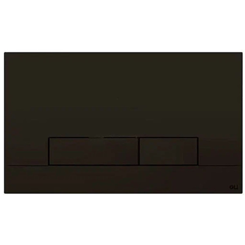 Кнопка механическая двойная Narrow OLIpure, пластик,  черный soft touch OLI 152942