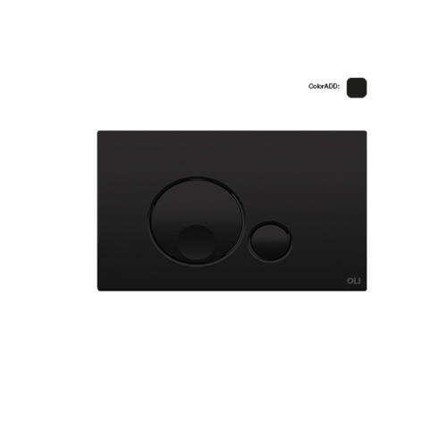 Кнопка механическая двойная Globe пластик, черный Soft touch OLI 152952 (120PLUS/74/EXPERT/QUADRO)