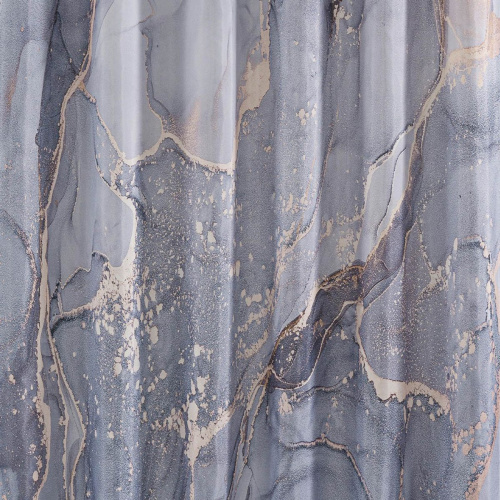 Штора для ванной Санакс 01-93 Серые разводы 180х180 мм без колец