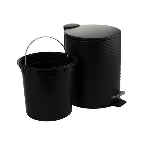 Ведро для мусора Санакс 7055 из нержавеющей стали винтообразное 5 л