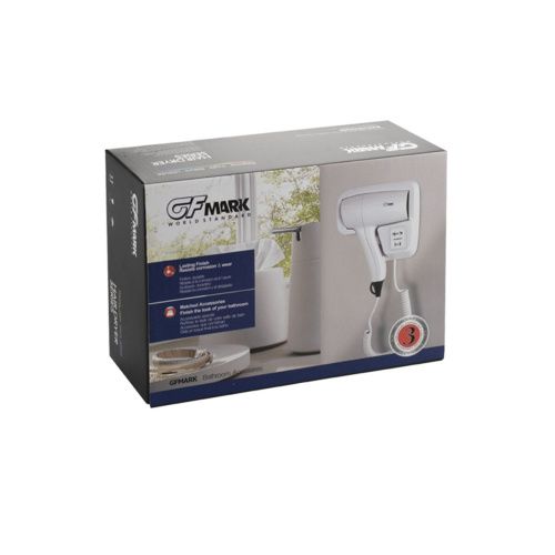 Фен для волос GFmark 6813 в ванную комнату 1200W с розеткой черный