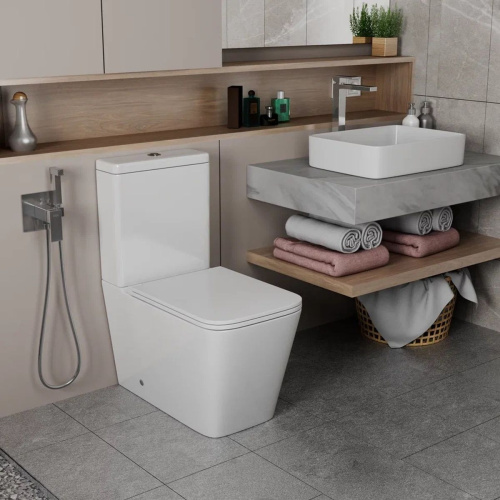 Унитаз-компакт D&K Berlin DT1437016 белый