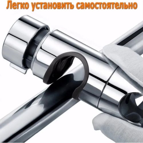 Держатель Dokorona DK-022 кронштейн для душевой стойки круглой формы