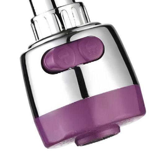 Аэратор Dokorona DK-763C 2-х режимный, цвет фиолетовый