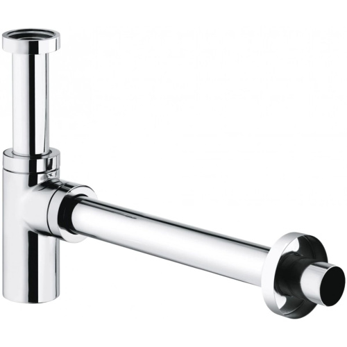 Сифон круглый Dokorona DK-809 цвет хром, 32 мм