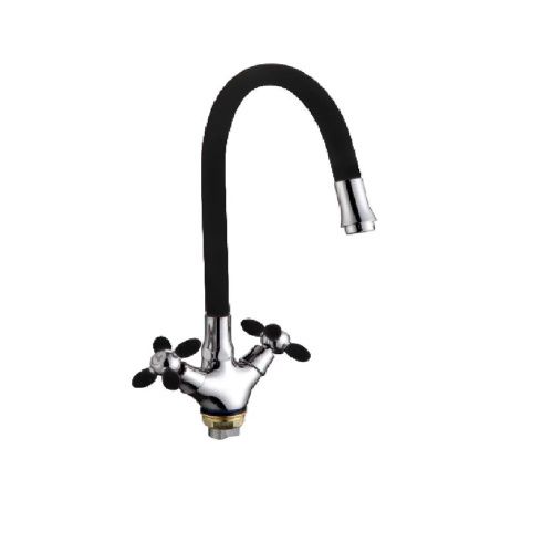 Смеситель для кухни FASHUN A44127-7 с гибким изливом, черный