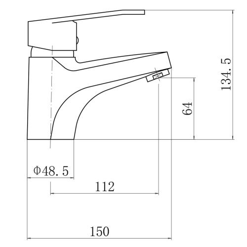 Смеситель для раковины PLStart PL1006