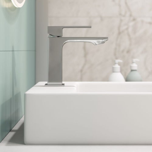 Смеситель для раковины Gross Aqua 6210880C Edge хром