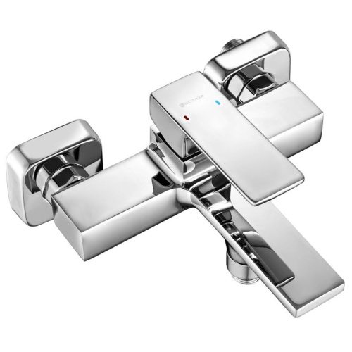 Смеситель для ванны Gross Aqua 2510880C Edge хром