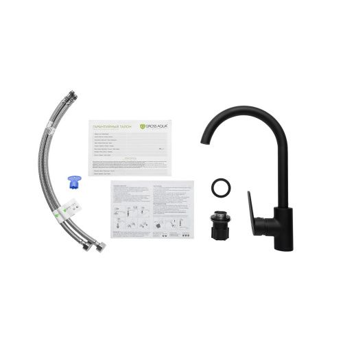 Смеситель для кухни Gross Aqua 3242285MB-B02 Dyno Matt Black