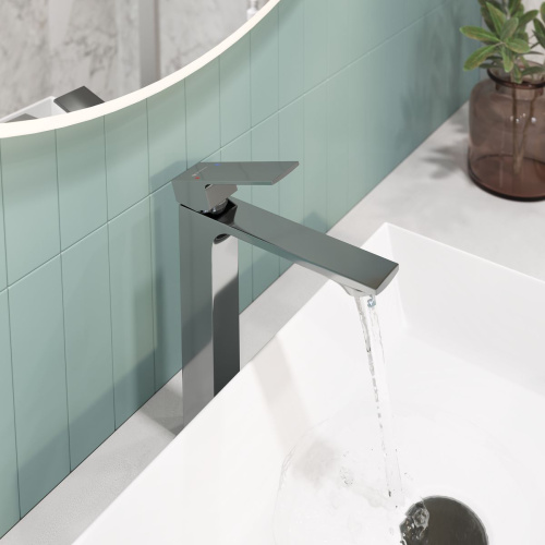 Смеситель для раковины Gross Aqua 6125880С Edge хром