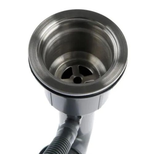 Мойка для кухни врезная DEEP LAKE DL-36050 хром из нержавеющей стали с PVD покрытием, 60*50 см с сифоном