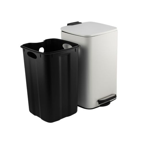 Ведро для мусора Санакс 10818 Белый из нержавеющей стали 8 л