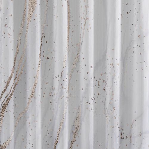 Штора для ванной Санакс 01-95 Золотые разводы 180х180 мм без колец