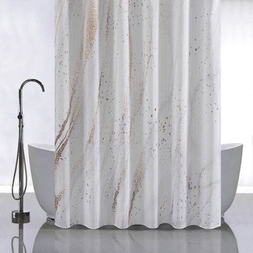 Штора для ванной Санакс 01-95 Золотые разводы 180х180 мм без колец