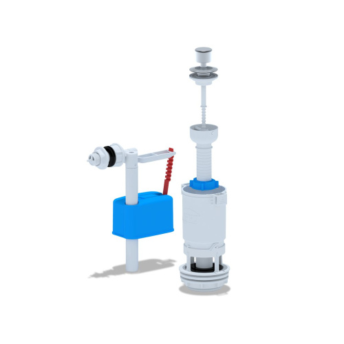 Арматура АНИ Пласт WC4050M боковой подвод, хром, шток