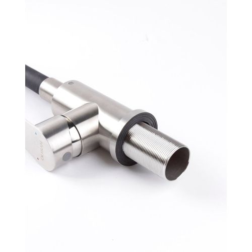 Смеситель для кухни OLIVE'S Olisan ST1010 STEEL с гибким изливом черный
