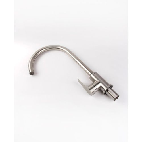 Смеситель для кухни OLIVE'S Olisan ST1007 STEEL из нержавеющей стали