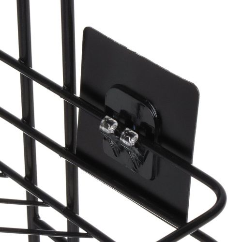 Полка угловая 3-х ярусная Potato P2807-3 на присосках, черный