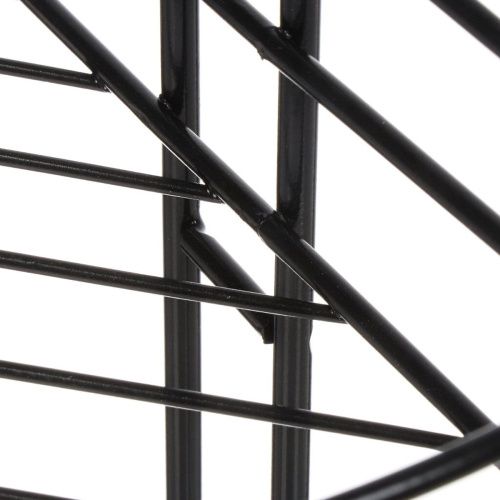 Полка угловая 3-х ярусная Potato P2807-3 на присосках, черный