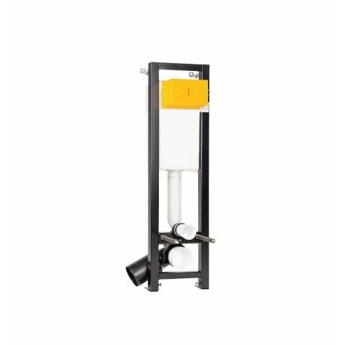 Инсталляция OLI Quadra Total Black LE с кнопкой SLIM пластик белый 886667SLO1