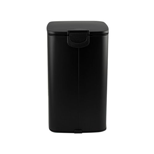 Ведро для мусора Санакс 10828 из нержавеющей стали 8 л, черное