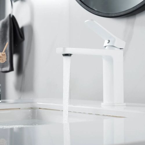 Смеситель для раковины Shevanik S9901C белый