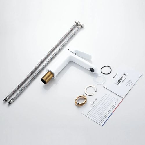 Смеситель для раковины Shevanik S9901C белый