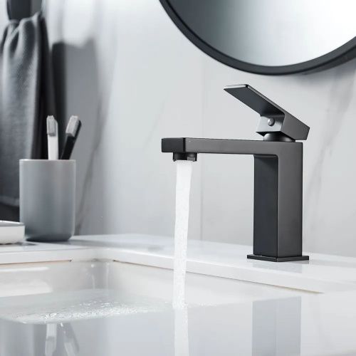 Смеситель для раковины Shevanik S9601H черный