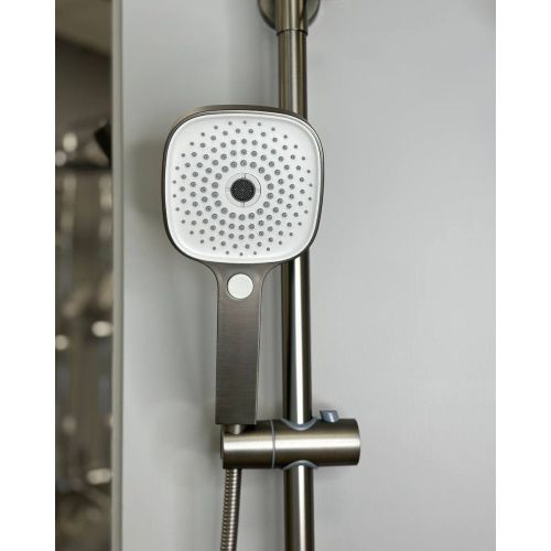 Душевая система Shevanik S8236T оружейная сталь