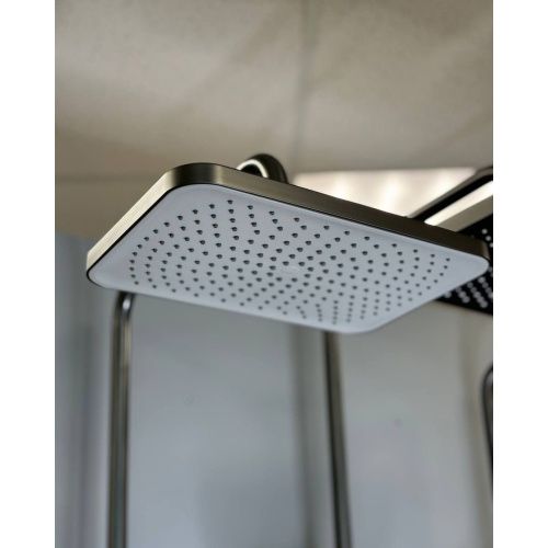 Душевая система Shevanik S8236T оружейная сталь