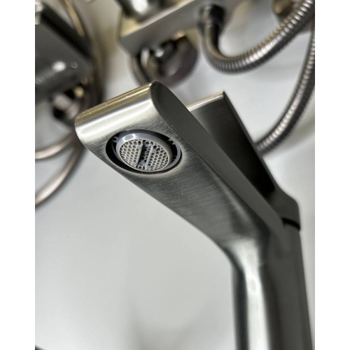 Смеситель для раковины Shevanik S8301T оружейная сталь