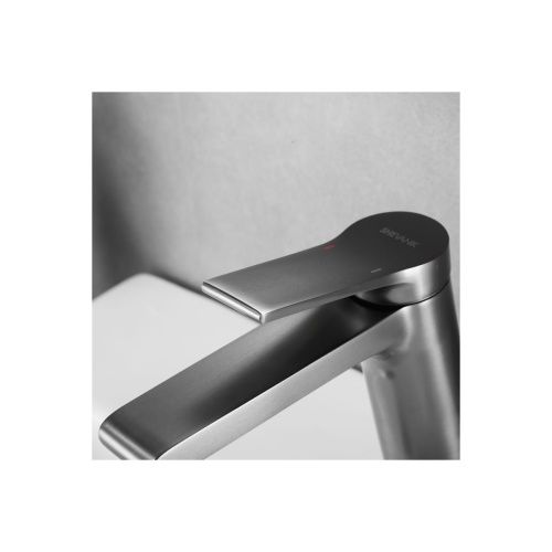 Смеситель для раковины Shevanik S8301T оружейная сталь