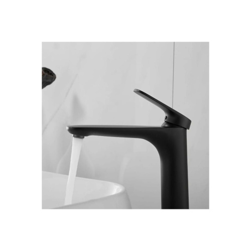 Смеситель для раковины Shevanik S8511H высокий, черный