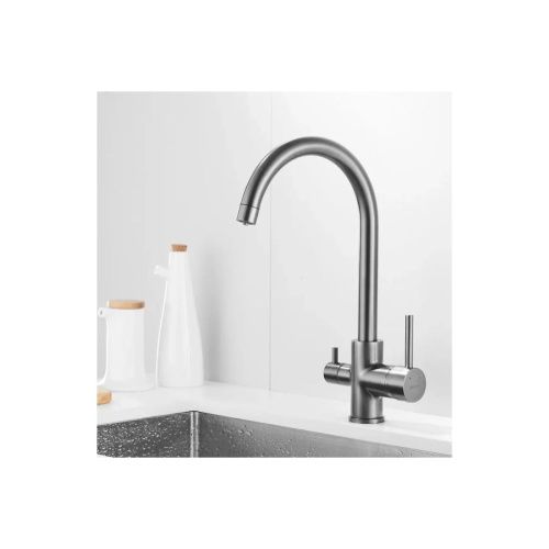 Смеситель для кухни Shevanik S128T с подключением фильтра питьевой воды