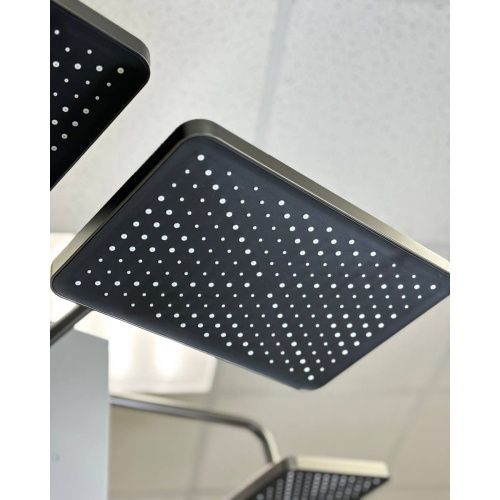 Душевая система Shevanik S9136T оружейная сталь