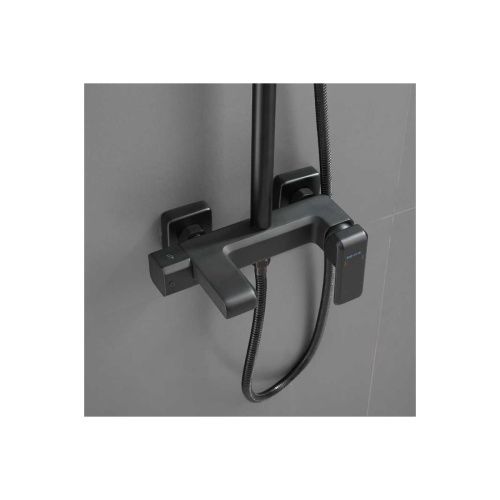 Душевая система Shevanik S8836H черный/матовый