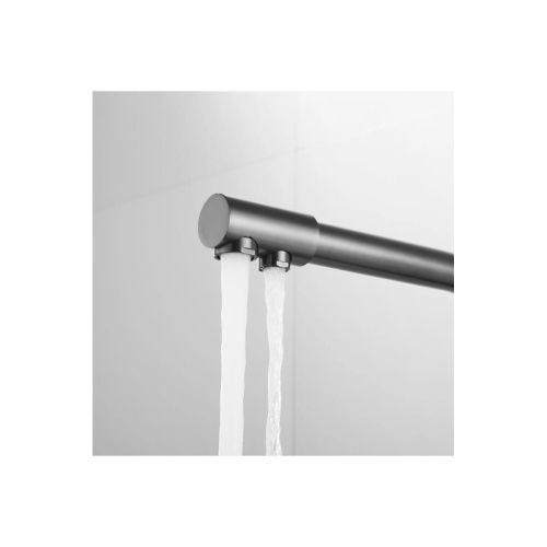 Смеситель для кухни Shevanik S328T с подключением фильтра питьевой воды, оружейная сталь