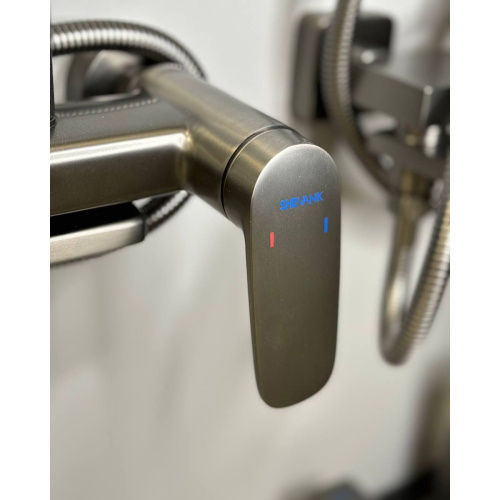 Душевая система Shevanik S8536T оружейная сталь