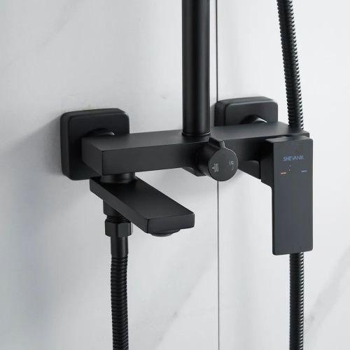 Душевая система Shevanik S9936H черная