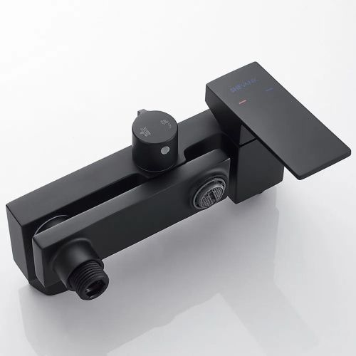 Душевая система Shevanik S9636H черный/хром