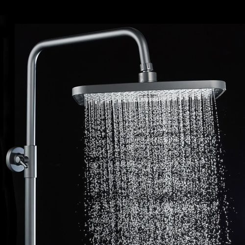 Душевая система Shevanik S9636H черный/хром