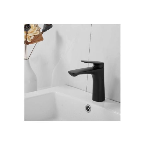 Смеситель для раковины Shevanik S8501H черный