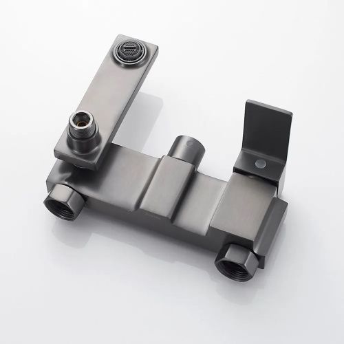 Душевая система Shevanik S9636T оружейная сталь