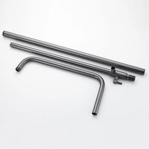 Душевая система Shevanik S9636T оружейная сталь